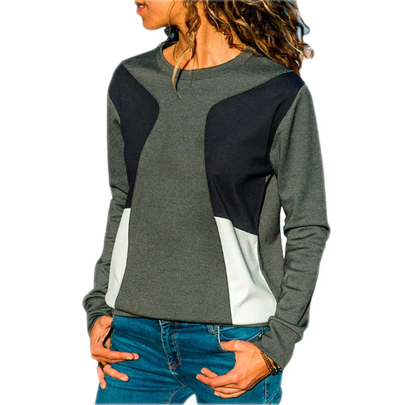 2018 Autumn fashion hot selling USA and Europian women O-neck long sleeves sports coat TOPS
2018 Autumn fashion hot selling USA and Europian women O-neck long sleeves sports coat TOPS