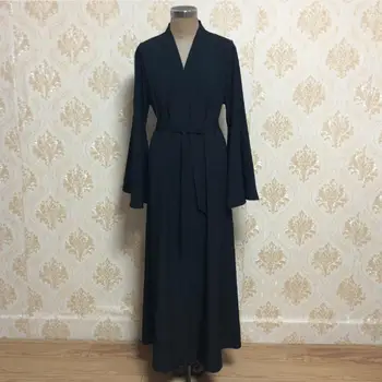 Muslim Adult flare sleeve Robe Musulmane Dubai Fashion Muslim Abaya Dress Worship Service abaya with belt Wq882 drpship
Muslim Adult flare sleeve Robe Musulmane Dubai Fashion Muslim Abaya Dress Worship Service abaya with belt Wq882 drpship