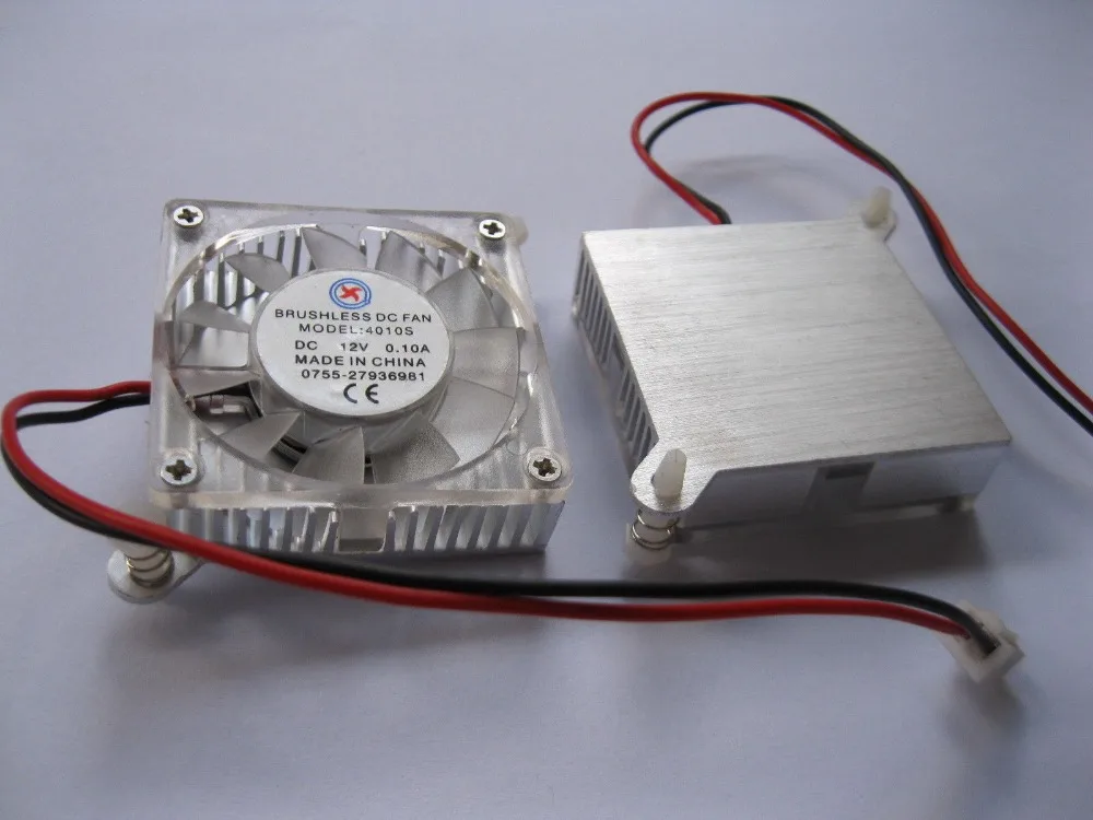 8 pcs Brushless DC Cooling 4010S 12V 40x40x10mm 2pin with Heatsink 2 wire White Color
8 pcs Brushless DC Cooling 4010S 12V 40x40x10mm 2pin with Heatsink 2 wire White Color