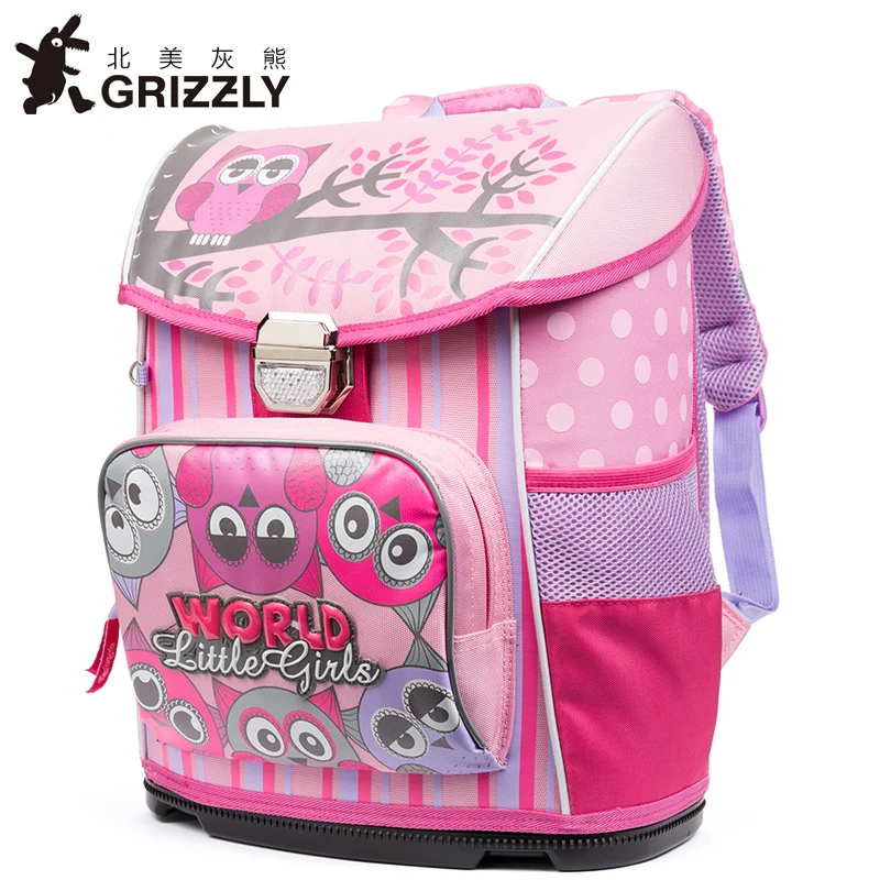 GRIZZLY Orthopedic Waterproof Primary School Backpack Cute cartoon printing mochila menino Children Grade 1-4 schoolbag for girl
GRIZZLY Orthopedic Waterproof Primary School Backpack Cute cartoon printing mochila menino Children Grade 1-4 schoolbag for girl
