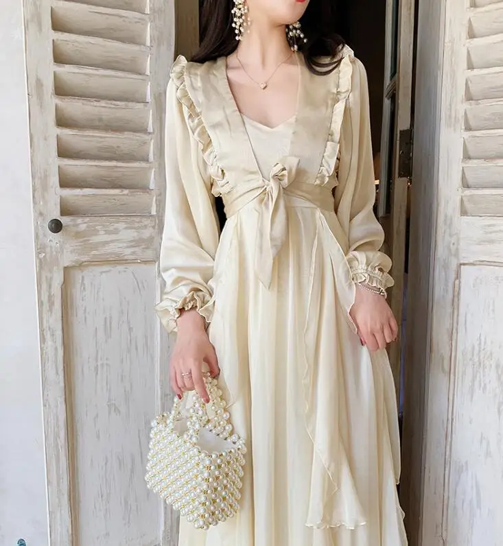 Women's spring summer latern sleeve sunscreen shirt fariy chiffon long dress 2 pieces set TB177
Women's spring summer latern sleeve sunscreen shirt fariy chiffon long dress 2 pieces set TB177