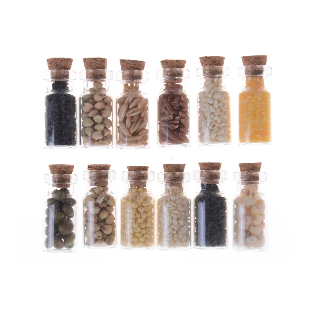 4pcs/lot 1/12 Dollhouse Miniature Glass Jar with Dried Food Lid for Kitchen Accessory Dolls Accessories Furniture toys
4pcs/lot 1/12 Dollhouse Miniature Glass Jar with Dried Food Lid for Kitchen Accessory Dolls Accessories Furniture toys