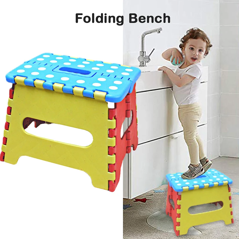 Portable Thick Soft High Quality Plastic Kids Antiskid Folding Stool Outdoor Activity Tool Home Bathroom Traveling Necessity
Portable Thick Soft High Quality Plastic Kids Antiskid Folding Stool Outdoor Activity Tool Home Bathroom Traveling Necessity