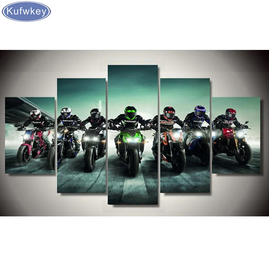 5pcs 5d diy Diamond Painting Motorcycle,Gift Room Decor 5d Diamond cartoon Mosaic Embroidery Rhinestones Pattern wall art,full
5pcs 5d diy Diamond Painting Motorcycle,Gift Room Decor 5d Diamond cartoon Mosaic Embroidery Rhinestones Pattern wall art,full