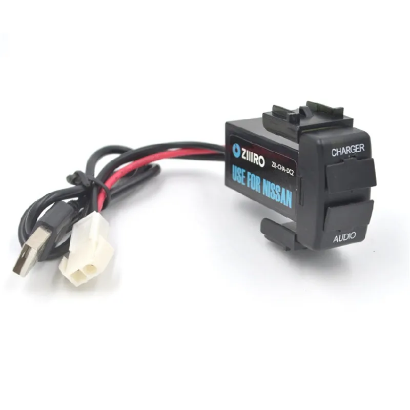 Car Interface Dual USB Charger Connector Adapter Socket USB Audio MP3 Input for NISSAN Qashqai Tiida X-trail Sunny NV200 Sylphy
Car Interface Dual USB Charger Connector Adapter Socket USB Audio MP3 Input for NISSAN Qashqai Tiida X-trail Sunny NV200 Sylphy