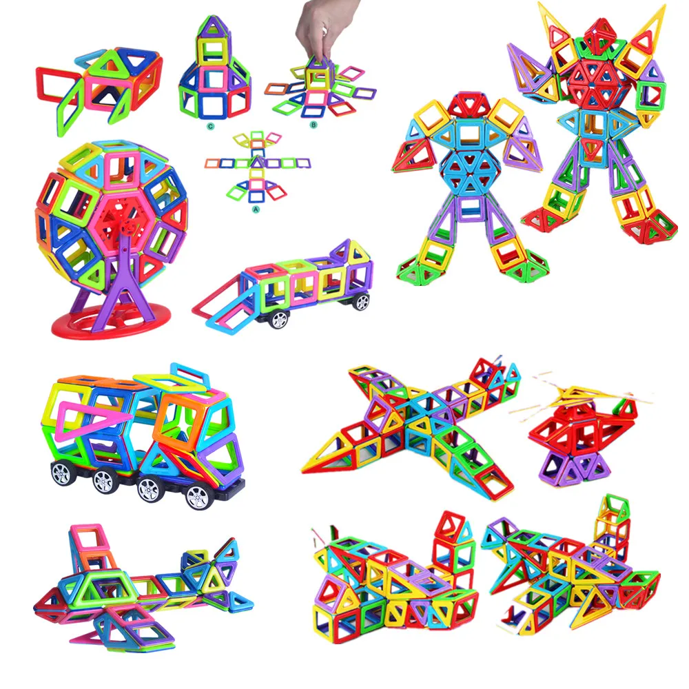 Lightaling Mini Size 42/78/104 Pieces Colorful Magnetic Blocks Building Designer Kit Toys Enlighten DIY Birthday Christmas Gift
Lightaling Mini Size 42/78/104 Pieces Colorful Magnetic Blocks Building Designer Kit Toys Enlighten DIY Birthday Christmas Gift