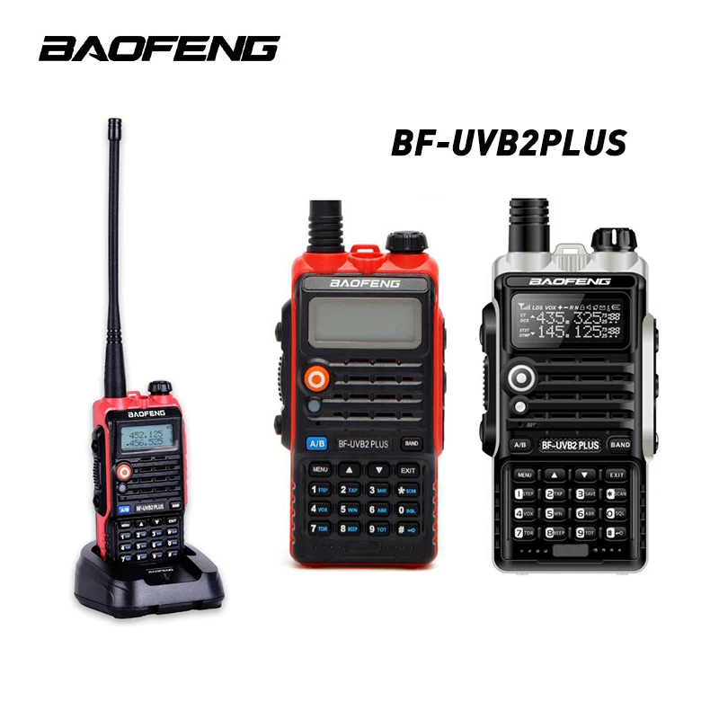

Walkie-talkie Baofeng radio high frequency transceiver 2PCS telsiz telefones celulares 7.4V 4800mAh wireless antenna High Power