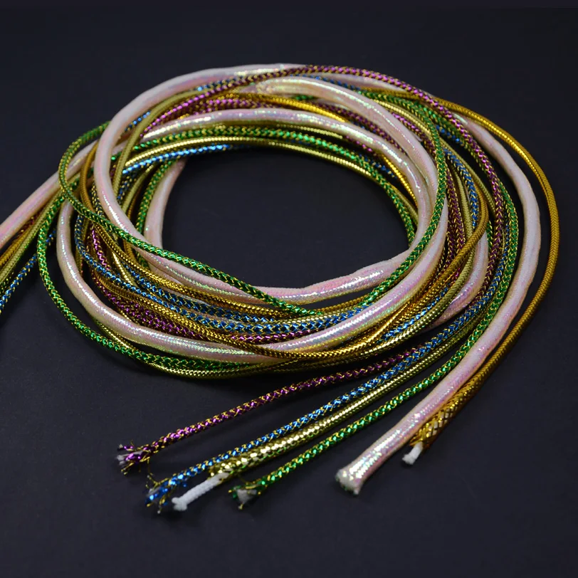 FT05 2bags(4m)/set Holographic Mylar Cord Flashabou Minnow Body Braid Flash Tubing for Fish Fly Tying Material 3~6mm
FT05 2bags(4m)/set Holographic Mylar Cord Flashabou Minnow Body Braid Flash Tubing for Fish Fly Tying Material 3~6mm