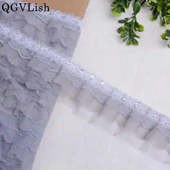 QGVLish 10M/lot 5cm Wide Sequines Mesh Curtain Lace Trims DIY Sewing Cushion Skirt Costume Sofa Lace Ribbon Trimming Decor
QGVLish 10M/lot 5cm Wide Sequines Mesh Curtain Lace Trims DIY Sewing Cushion Skirt Costume Sofa Lace Ribbon Trimming Decor
