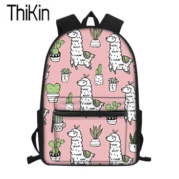 THIKIN Junior School Bags for Teenagers Pink Sweet Alpaca Printing Schoolbag Children Large School Backpack Girls Book Bags Kids
THIKIN Junior School Bags for Teenagers Pink Sweet Alpaca Printing Schoolbag Children Large School Backpack Girls Book Bags Kids
