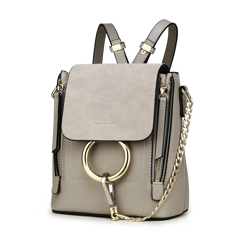 2019 New Leather Women's Bag Double Shoulder Scrub Cowhide Ring Bag Portable Shoulder Oblique Strap Backpack
2019 New Leather Women's Bag Double Shoulder Scrub Cowhide Ring Bag Portable Shoulder Oblique Strap Backpack