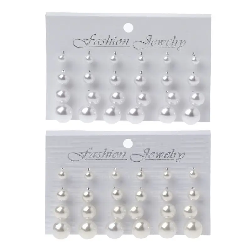 12 Pairs Shining Simulated Pearl Hypoallergenic Stud Earrings Fashionable Earrings for Ladies Jewelry Women
12 Pairs Shining Simulated Pearl Hypoallergenic Stud Earrings Fashionable Earrings for Ladies Jewelry Women