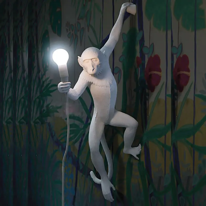 Modern Monkey Wall Light E27 Monkey table lamp Monkey Pendant Chandelier Monkey Lights Lamp for Home Coffee shop Restaurant
Modern Monkey Wall Light E27 Monkey table lamp Monkey Pendant Chandelier Monkey Lights Lamp for Home Coffee shop Restaurant