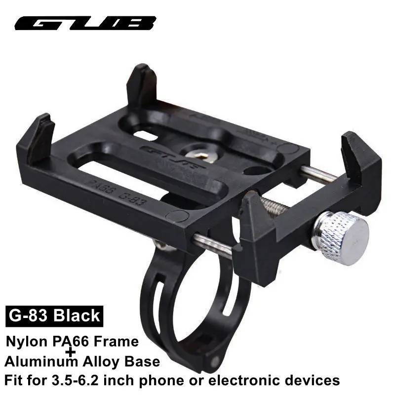 GUB G-83 Anti-Slip Universal Bicycle Phone Holder Mount Bracket For 3.5-6.2inch Phone Electronic Equipment Mount Bracket Stand
GUB G-83 Anti-Slip Universal Bicycle Phone Holder Mount Bracket For 3.5-6.2inch Phone Electronic Equipment Mount Bracket Stand