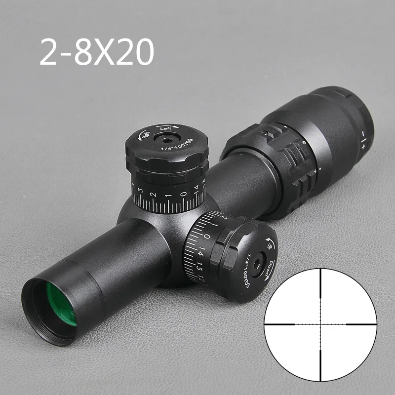 2-8x20 Tactical Rifle Scope Mil Dot Reticle Sight Adjustment Lock Scope Sniper Hunting Scopes Shooting Rifle Scope
2-8x20 Tactical Rifle Scope Mil Dot Reticle Sight Adjustment Lock Scope Sniper Hunting Scopes Shooting Rifle Scope