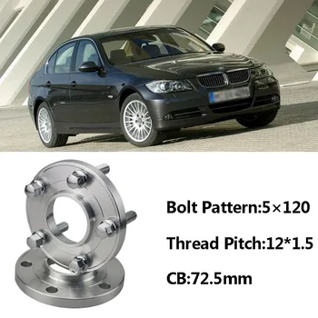 High Quality 2pcs New 5x120 72.5CB Centric Wheel Spacer Hubs M12*1.5 Bolts For BMW E85 E82 E87 E89 E81 E36 E30 E65 E60 E64 E66
High Quality 2pcs New 5x120 72.5CB Centric Wheel Spacer Hubs M12*1.5 Bolts For BMW E85 E82 E87 E89 E81 E36 E30 E65 E60 E64 E66