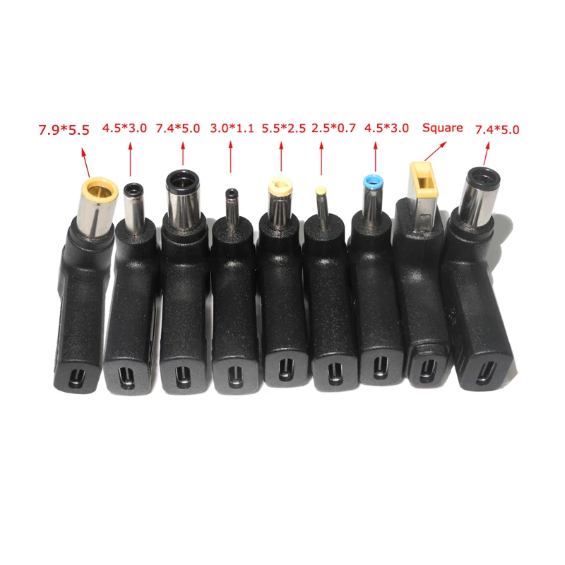 9 Pcs USB C Type C Universal Laptop AC DC Jack Power Supply Adapter Connector Plug for Lenovo Asus Hp Dell
9 Pcs USB C Type C Universal Laptop AC DC Jack Power Supply Adapter Connector Plug for Lenovo Asus Hp Dell