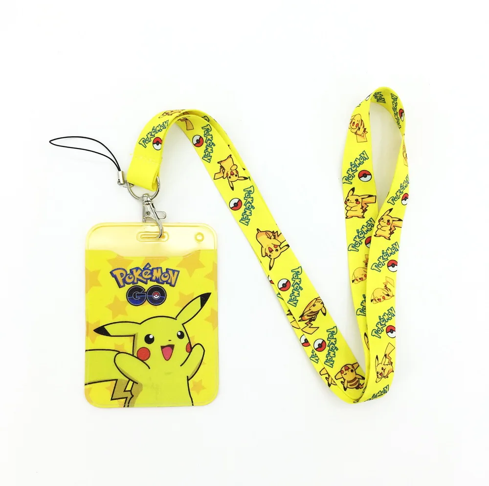 Pikachu Card Holders Bank Card Neck Strap Card Bus ID Holders Lanyard Cute Keychain
Pikachu Card Holders Bank Card Neck Strap Card Bus ID Holders Lanyard Cute Keychain