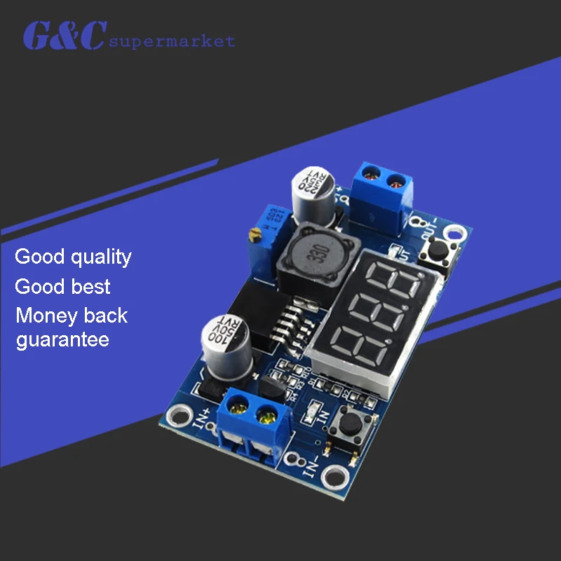 1pcs LM2596 DC 4.0~40 to 1.3-37V Adjustable Step-Down Power Module + LED Voltmeter DC/DC
1pcs LM2596 DC 4.0~40 to 1.3-37V Adjustable Step-Down Power Module + LED Voltmeter DC/DC
