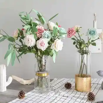 Artificial Romance Rose Plant Fake Flower for Family Wedding Valentine's Day Decoration
Artificial Romance Rose Plant Fake Flower for Family Wedding Valentine's Day Decoration