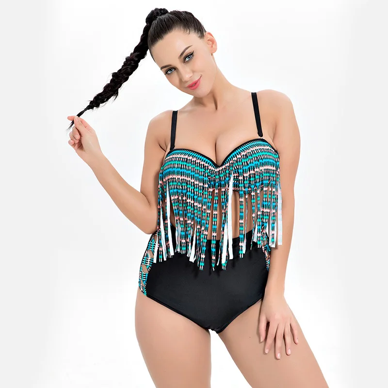 2XL 6XL Plus Size Swimwear Large Swimsuit for Big Women Two Piece Girls Tassel High Waist Bikinis Push Up Swimming Suit Bathing
2XL 6XL Plus Size Swimwear Large Swimsuit for Big Women Two Piece Girls Tassel High Waist Bikinis Push Up Swimming Suit Bathing