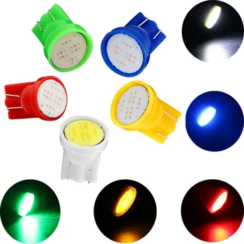 Auto LED T10 COB White Crystal Blue Red Green W5W 12V 194 192 Car side wedge tail instrument lamp bulb.
Auto LED T10 COB White Crystal Blue Red Green W5W 12V 194 192 Car side wedge tail instrument lamp bulb.