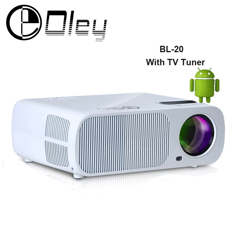 OLEY BL-20 Android 4 wifi 3000 люмен Смарт видео HDMI USB VGA 1080P домашний кинотеатр светодиодный ТВ