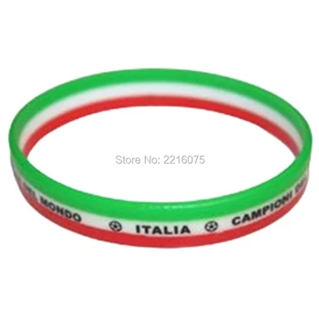 1000pcs Green white red stripe Flag World Cup Italia wristband silicone bracelets free shipping by DHL express
1000pcs Green white red stripe Flag World Cup Italia wristband silicone bracelets free shipping by DHL express