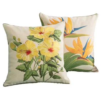 Floral Flower Embroidered Throw Pillow Case Thick Cotton Linen Hidden Zipper Pillowcase Home Office Decorative Pillow Covers
Floral Flower Embroidered Throw Pillow Case Thick Cotton Linen Hidden Zipper Pillowcase Home Office Decorative Pillow Covers