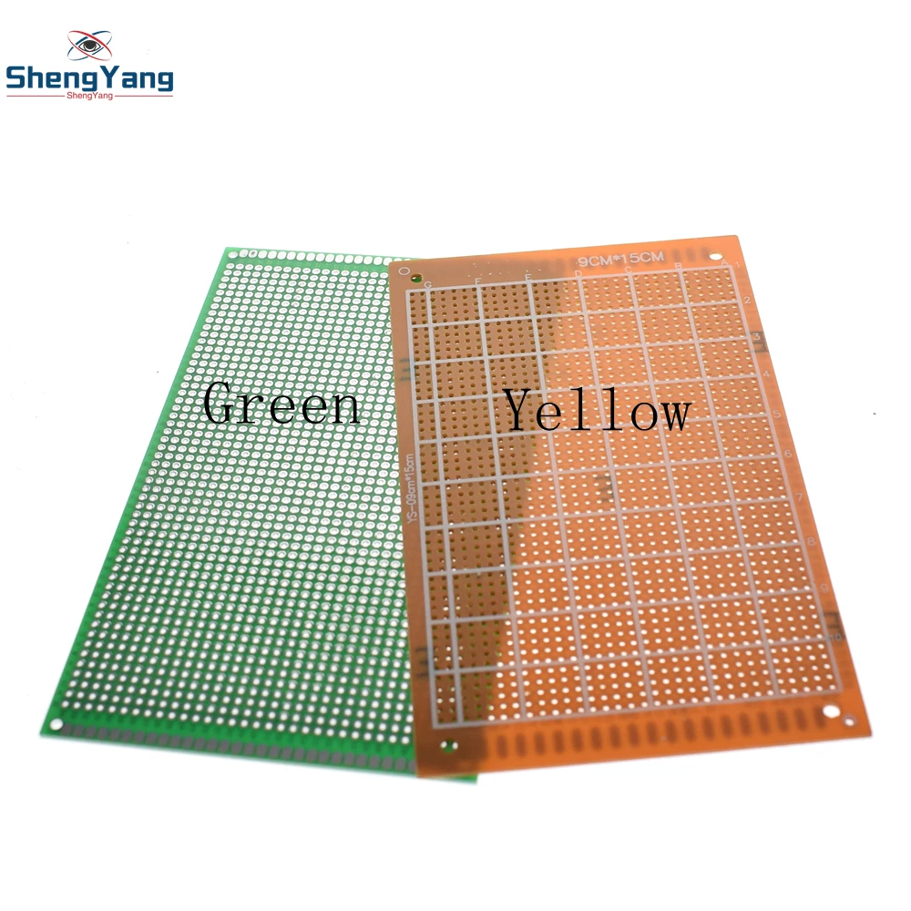 1pcs ShengYang 9x15 9*15cm Prototype PCB Universal Board Experimental Bakelite Copper Plate Circuirt Board
1pcs ShengYang 9x15 9*15cm Prototype PCB Universal Board Experimental Bakelite Copper Plate Circuirt Board