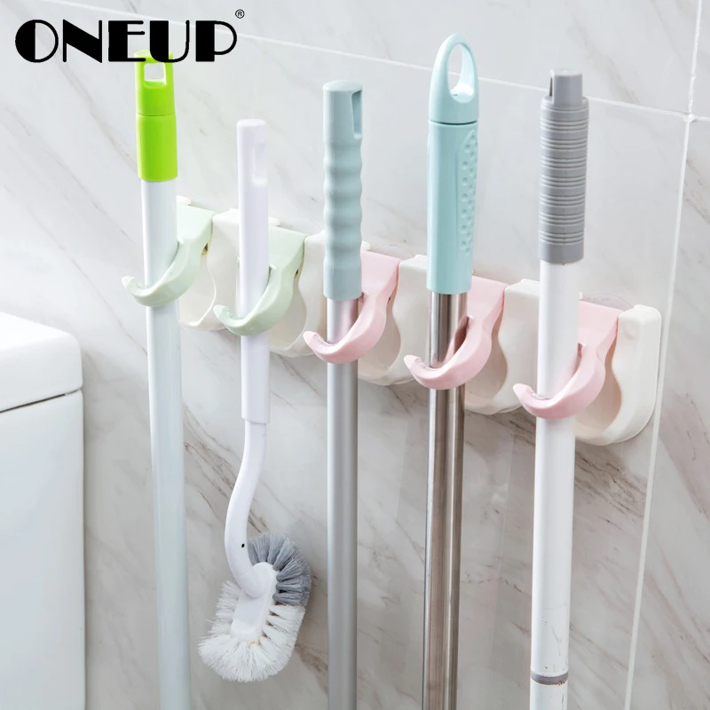 ONEUP Multifunction Wall Mounted Storage Mop Holder Kitchen Organize Mops Hanger Organizer Multifunctional Traceless Sucker Hook
ONEUP Multifunction Wall Mounted Storage Mop Holder Kitchen Organize Mops Hanger Organizer Multifunctional Traceless Sucker Hook