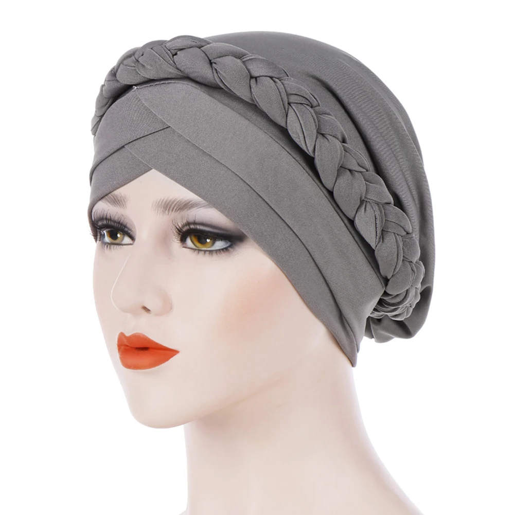 Women Fashion Cap Cancer Chemo Knot Soft Turban Hat Stretch Wrap Muslim Braid Cover Hair Accessories Casual Scarf
Women Fashion Cap Cancer Chemo Knot Soft Turban Hat Stretch Wrap Muslim Braid Cover Hair Accessories Casual Scarf