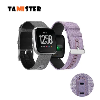 For Fitbit Versa 2 Band Canvas Fabric Leather Wrist Strap for Fitbit Versa Smart Watch Replacemen Band Bracelet for Fitbit Versa
For Fitbit Versa 2 Band Canvas Fabric Leather Wrist Strap for Fitbit Versa Smart Watch Replacemen Band Bracelet for Fitbit Versa