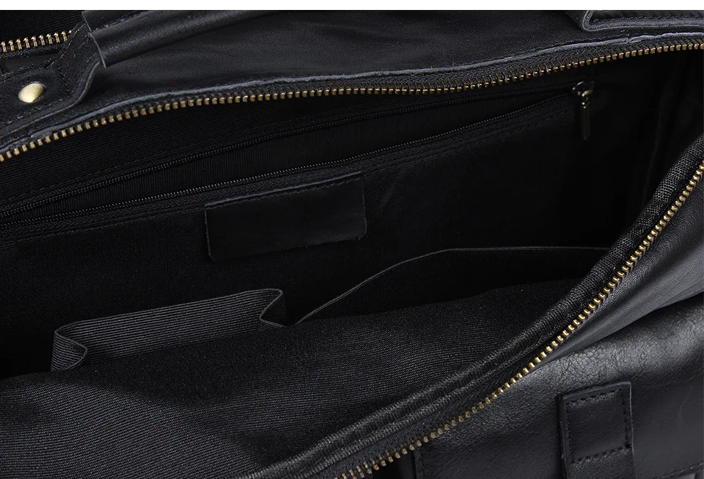 Oil wax leather Briefcase (11)