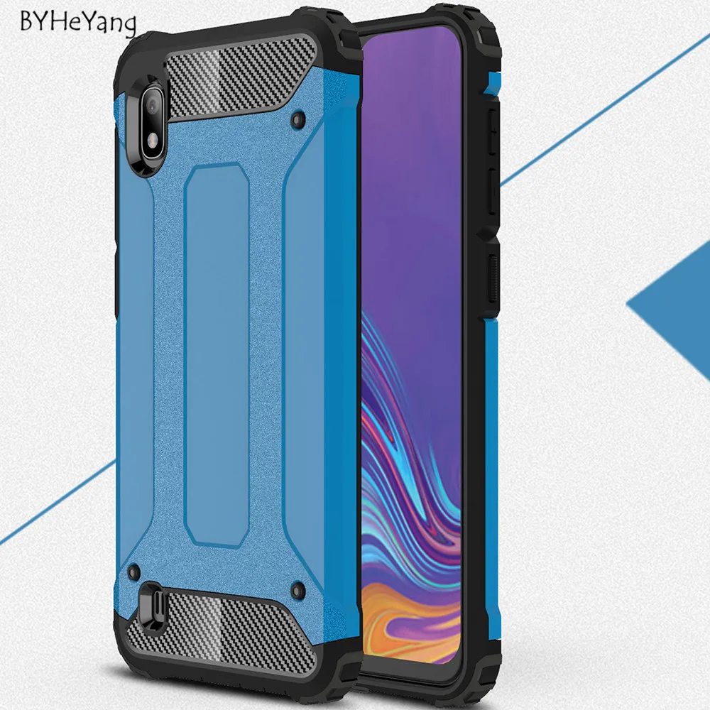 Чехол для Samsung Galaxy A10 Силиконовый противоударный тонкий жесткий прочный