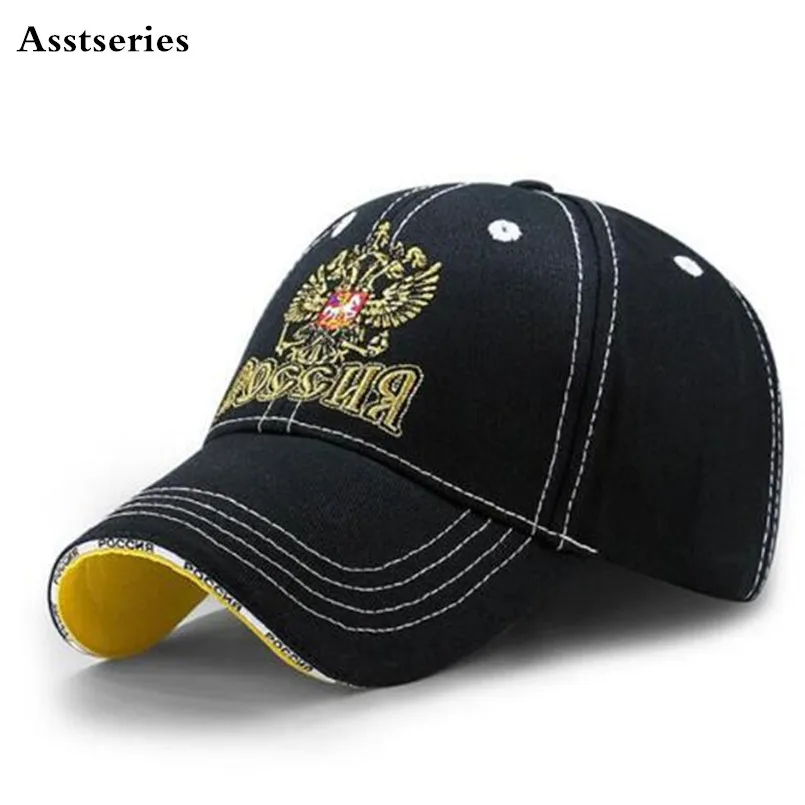 

Classic Style Russia Baseball Cap Cotton Letters Russian Federation National Emblem 3 Colors Snapback Cap Men Women Luxury Gift