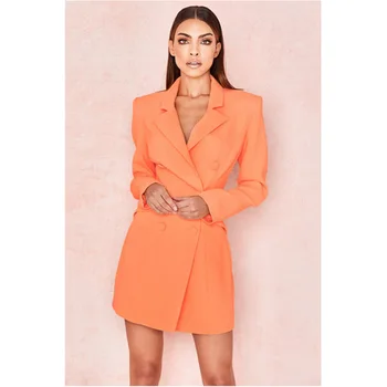 KLEEZY 2019 New Orange Women Slim Long Sleeve Fashion Club Trench Coats Sexy V Neck Double Breasted Celebrity Party Coats BY976
KLEEZY 2019 New Orange Women Slim Long Sleeve Fashion Club Trench Coats Sexy V Neck Double Breasted Celebrity Party Coats BY976