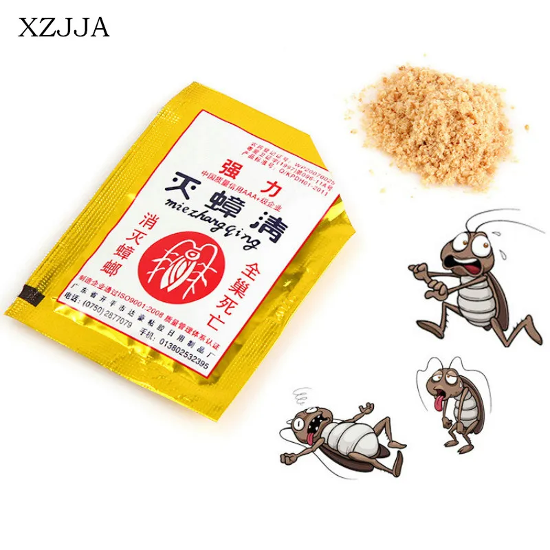 XZJJA 6Packs Effective Killing Cockroach Bait Powder Kakkerlak Repeller Insect Roach Killer Anti Pest Reject Trap Pest Control
XZJJA 6Packs Effective Killing Cockroach Bait Powder Kakkerlak Repeller Insect Roach Killer Anti Pest Reject Trap Pest Control