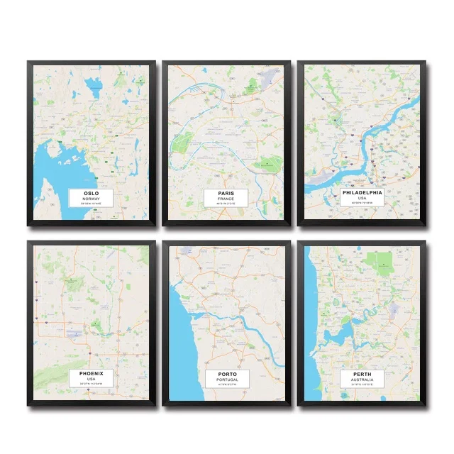 OSLO PARI Perth PHILADEL PHI PHOENI PORT Prague Pyongyang City Maps Art Canvas Poster Home Wall Decor Painting 20X30 Inches
OSLO PARI Perth PHILADEL PHI PHOENI PORT Prague Pyongyang City Maps Art Canvas Poster Home Wall Decor Painting 20X30 Inches