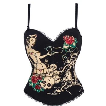 Fashion Woman Vintage Corset Tops for Women Plus Size Bustier Corset Lingerie Sexy Corselet Overbust Shapewear Size S-2XL
Fashion Woman Vintage Corset Tops for Women Plus Size Bustier Corset Lingerie Sexy Corselet Overbust Shapewear Size S-2XL