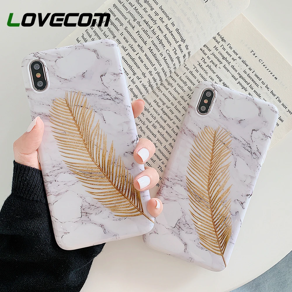 LOVECOM Retro Marble Feather Phone Case For iPhone XR XS Max For iPhone 6 6S 7 8 Plus X Soft IMD Full Body Back Cover Coque Gift
LOVECOM Retro Marble Feather Phone Case For iPhone XR XS Max For iPhone 6 6S 7 8 Plus X Soft IMD Full Body Back Cover Coque Gift