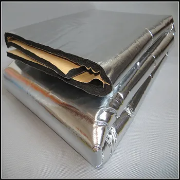 1pc Heat Hot Shield Mat Car Turbo Exhaust Engine Hood Muffler Insulation Hood Fiberglass Cotton Pad 1.4M x 1M Alumium Adhesive
1pc Heat Hot Shield Mat Car Turbo Exhaust Engine Hood Muffler Insulation Hood Fiberglass Cotton Pad 1.4M x 1M Alumium Adhesive