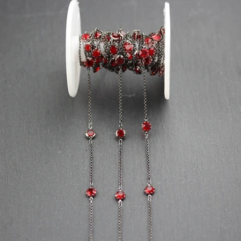 6mm,Beautiful Transparent Red Glass Faceted Coin Shape Chain,Wire Wrapped Gun Black Plated Flower Edged Necklace Jewelry
6mm,Beautiful Transparent Red Glass Faceted Coin Shape Chain,Wire Wrapped Gun Black Plated Flower Edged Necklace Jewelry