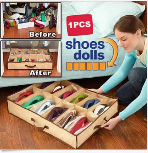 12Pair Non-woven Fabric Shoe Organizer Transparent Shoe Storage Box Home Use Save Place Shoe Rack
12Pair Non-woven Fabric Shoe Organizer Transparent Shoe Storage Box Home Use Save Place Shoe Rack