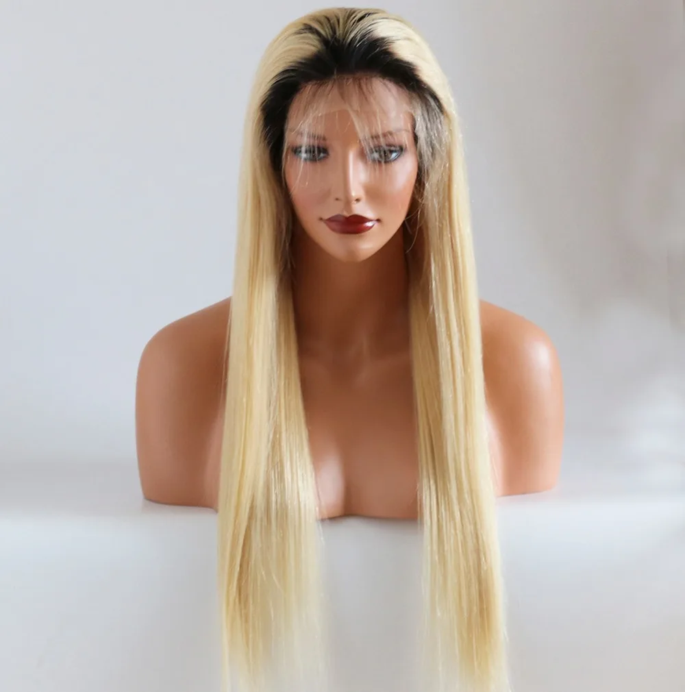Eversilky 1B/613 Ombre Blonde Lace Front Wigs Straight Ombre Blonde Remy Human Hair Wig with Baby Hair for Black Women 
Eversilky 1B/613 Ombre Blonde Lace Front Wigs Straight Ombre Blonde Remy Human Hair Wig with Baby Hair for Black Women