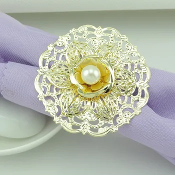 12pcs/lot Luxurious Napkin Hotel Wedding Supplies Napkin Ring Gold Plated Diamond Pearl Napkin Buckle Desktop Decoration ME 045
12pcs/lot Luxurious Napkin Hotel Wedding Supplies Napkin Ring Gold Plated Diamond Pearl Napkin Buckle Desktop Decoration ME 045
