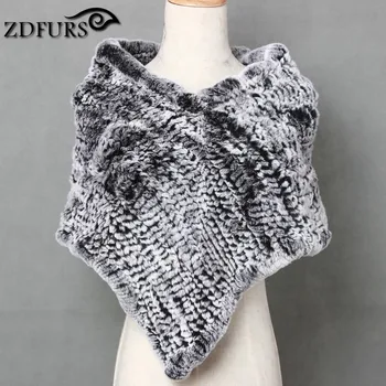 ZDFURS *Real Knitted Rex Rabbit Fur Cape Triangle fur shawl Stole Wrap rabbit fur Poncho Scarf Neck Warmer
ZDFURS *Real Knitted Rex Rabbit Fur Cape Triangle fur shawl Stole Wrap rabbit fur Poncho Scarf Neck Warmer