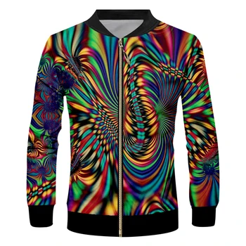 Plus Size S-6XL College Jackets Men 3D Colorful ring Print Front Zipper Varsity Team Baseball Uniform Outwear Coat Unisex Custom
Plus Size S-6XL College Jackets Men 3D Colorful ring Print Front Zipper Varsity Team Baseball Uniform Outwear Coat Unisex Custom