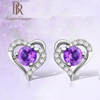 Begua Ringen Fashion Design 925 Sterling Silver Restoring Blue Amethyst Heart-shaped Earring Fine Jewelry Wedding Gift
Begua Ringen Fashion Design 925 Sterling Silver Restoring Blue Amethyst Heart-shaped Earring Fine Jewelry Wedding Gift