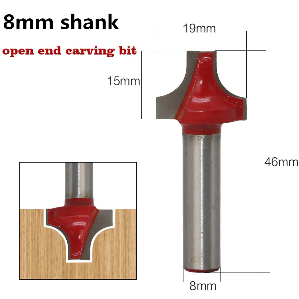 1PC 8mm Shank Tungsten Carbide Open End Carving Route Bit 3D Woodworking Insert Bit CNC Wood Cutter Dollar Price
1PC 8mm Shank Tungsten Carbide Open End Carving Route Bit 3D Woodworking Insert Bit CNC Wood Cutter Dollar Price